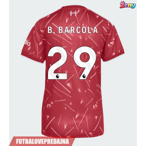 Lacne Ženy Futbalové dres Liverpool Bradley Barcola #29 2026-27 Krátky Rukáv - Domáci